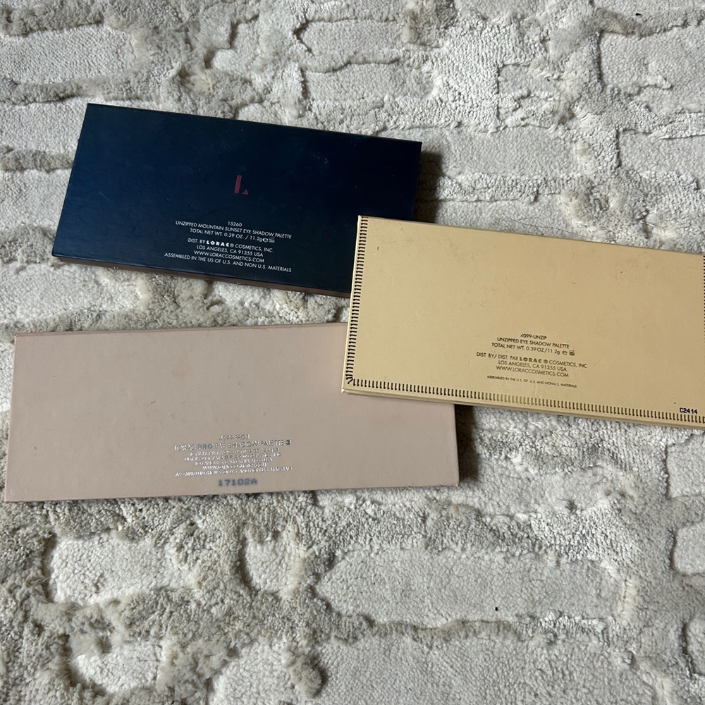 LORAC Mountain Sunset, Lorac Pro, and Unzipped Eyeshadow Palettes - Picture 6 of 6